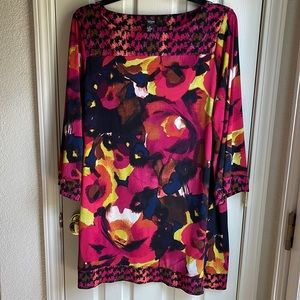 ALFANI WOMAN COLORFUL DRESS SZ 3X